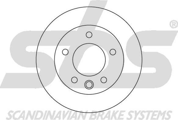 SBS 1815203377 - Гальмівний диск autozip.com.ua