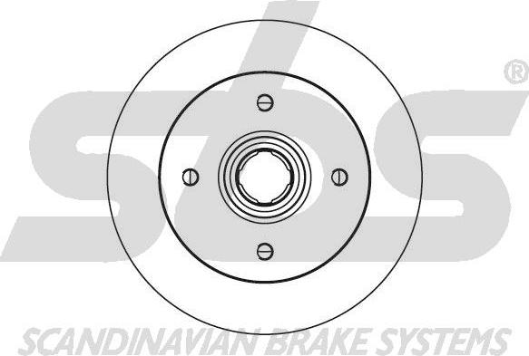 SBS 1815203206 - Гальмівний диск autozip.com.ua