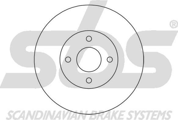 SBS 1815202578 - Гальмівний диск autozip.com.ua