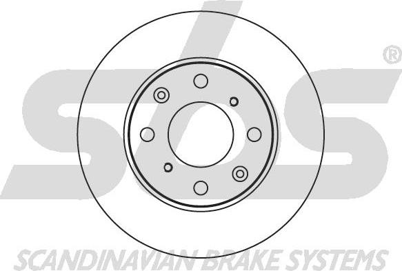 SBS 1815202665 - Гальмівний диск autozip.com.ua