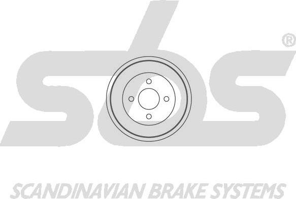 SBS 1825254804 - Гальмівний барабан autozip.com.ua