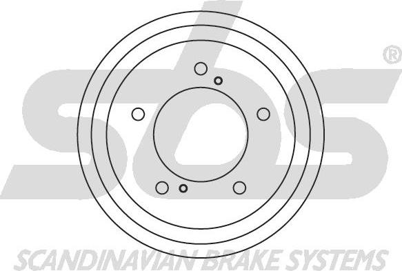SBS 1825255213 - Гальмівний барабан autozip.com.ua