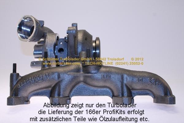 Schlütter Turbolader 166-04011 - Компресор, наддув autozip.com.ua