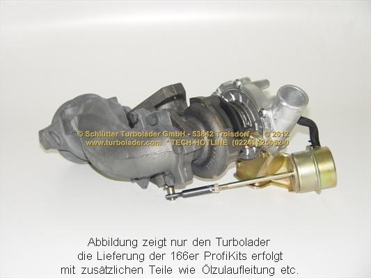 Schlütter Turbolader 166-00450 - Компресор, наддув autozip.com.ua