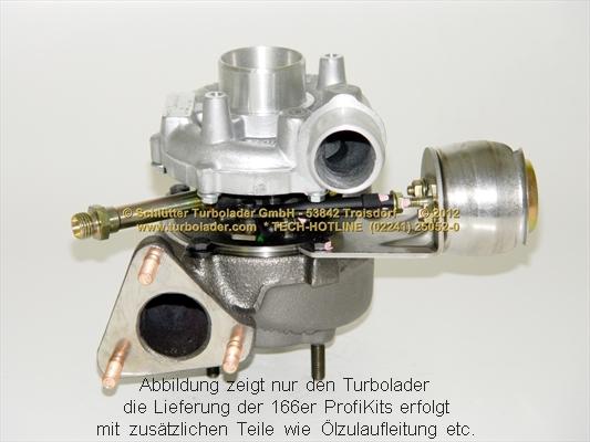 Schlütter Turbolader 166-00550 - Компресор, наддув autozip.com.ua