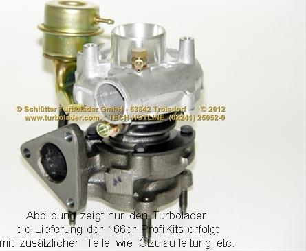 Schlütter Turbolader 166-00500 - Компресор, наддув autozip.com.ua