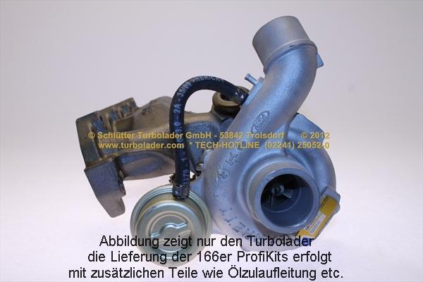 Schlütter Turbolader 166-00615 - Компресор, наддув autozip.com.ua