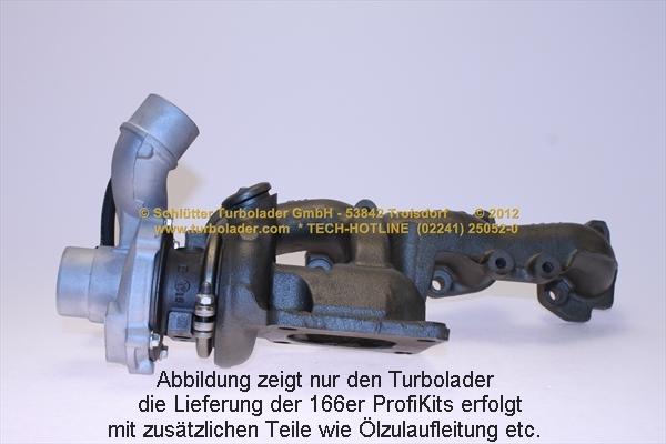 Schlütter Turbolader 166-00615 - Компресор, наддув autozip.com.ua