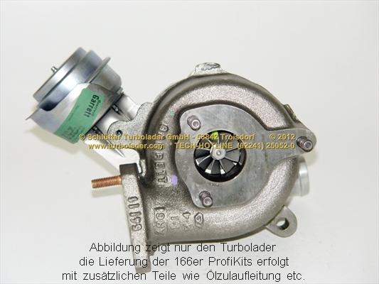 Schlütter Turbolader 166-00100EOL D - Компресор, наддув autozip.com.ua