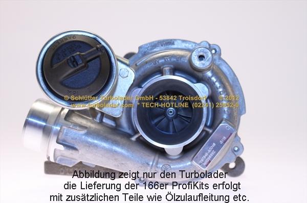 Schlütter Turbolader 166-00820 - Компресор, наддув autozip.com.ua