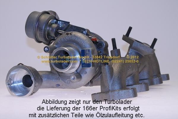 Schlütter Turbolader 166-00350 - Компресор, наддув autozip.com.ua