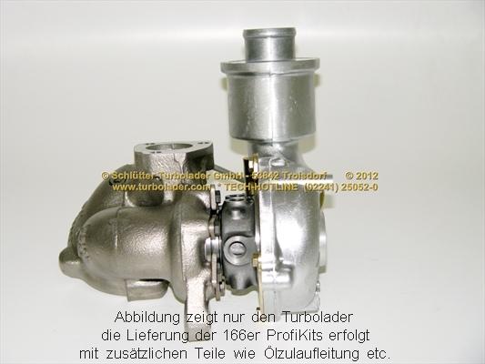 Schlütter Turbolader 166-01041EOL - Компресор, наддув autozip.com.ua