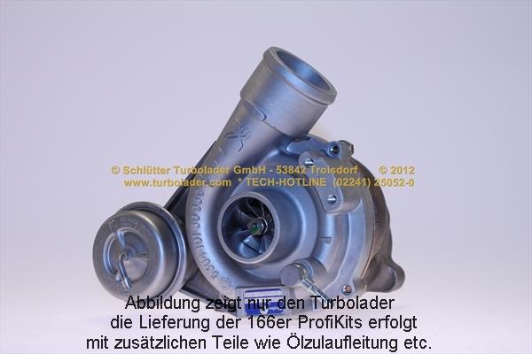 Schlütter Turbolader 166-01060 - Компресор, наддув autozip.com.ua