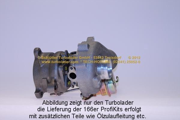 Schlütter Turbolader 166-01100 - Компресор, наддув autozip.com.ua