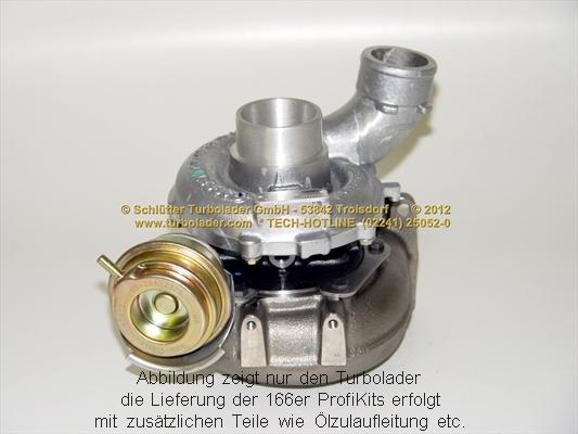 Schlütter Turbolader 166-02040EOL - Компресор, наддув autozip.com.ua