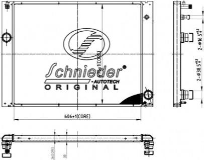 SCHNIEDER AUTOTECH BMS33.00026 - Радіатор, охолодження двигуна autozip.com.ua