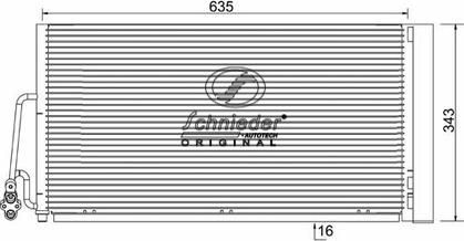 SCHNIEDER AUTOTECH MCS85.00171 - Конденсатор, кондиціонер autozip.com.ua
