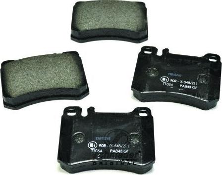 SCHNIEDER AUTOTECH SBP007-611 - Гальмівні колодки, дискові гальма autozip.com.ua