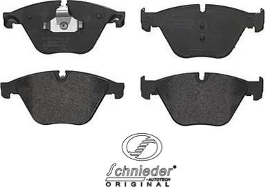 SCHNIEDER AUTOTECH SBP015-261 - Гальмівні колодки, дискові гальма autozip.com.ua