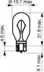 SCT-MANNOL 202402 - Лампа розжарювання, фара заднього ходу autozip.com.ua