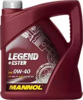 SCT-MANNOL Legend+Ester 0W-40 - Моторне масло autozip.com.ua