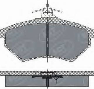 SCT-MANNOL SP 137 - Гальмівні колодки, дискові гальма autozip.com.ua