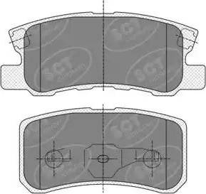 SCT-MANNOL SP 343 PR - Гальмівні колодки, дискові гальма autozip.com.ua