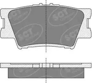 SCT-MANNOL SP 336 PR - Гальмівні колодки, дискові гальма autozip.com.ua