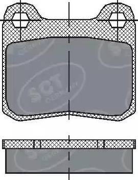 SCT-MANNOL SP 200 PR - Гальмівні колодки, дискові гальма autozip.com.ua