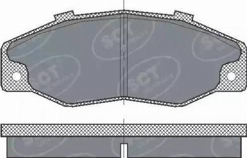 SCT-MANNOL SP 218 PR - Гальмівні колодки, дискові гальма autozip.com.ua