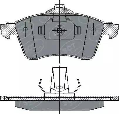 SCT-MANNOL SP 286 PR - Гальмівні колодки, дискові гальма autozip.com.ua