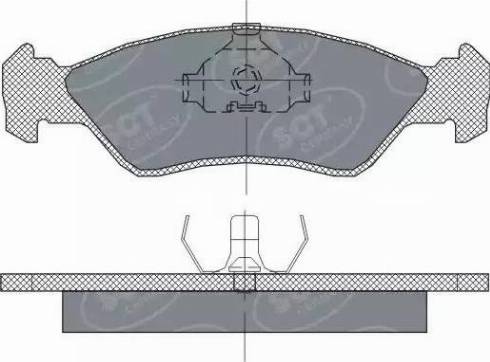 SCT-MANNOL SP 236 PR - Гальмівні колодки, дискові гальма autozip.com.ua