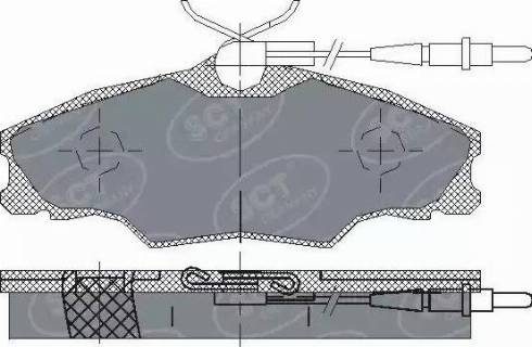 SCT-MANNOL SP 228 PR - Гальмівні колодки, дискові гальма autozip.com.ua