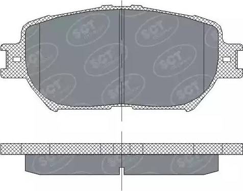 SCT-MANNOL SP 275 PR - Гальмівні колодки, дискові гальма autozip.com.ua