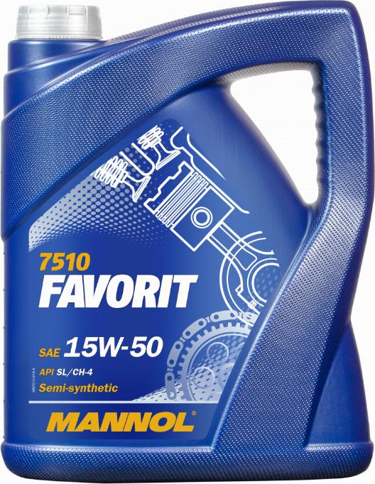 SCT-MANNOL Favorit 15W-50 - Моторне масло autozip.com.ua