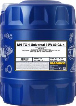 SCT-MANNOL MN8111 - Трансмісійне масло autozip.com.ua