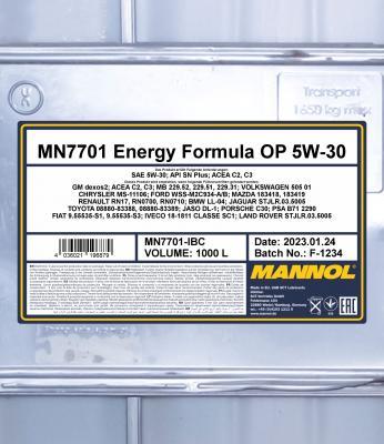 SCT-MANNOL MN7701-IBC - Моторне масло autozip.com.ua