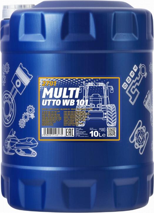 SCT-MANNOL Multi UTTO WB 101 - Моторна олива autozip.com.ua