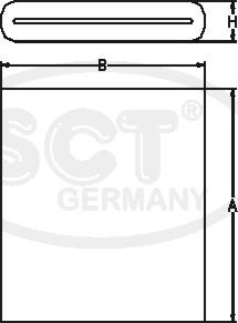SCT-MANNOL SB 649 - Повітряний фільтр autozip.com.ua