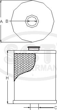 SCT-MANNOL SC 7004 - Паливний фільтр autozip.com.ua