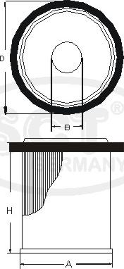 SCT-MANNOL SC 7066 P - Паливний фільтр autozip.com.ua