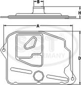SCT-MANNOL SG 1708 - Гідрофільтри, автоматична коробка передач autozip.com.ua