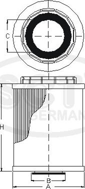 SCT-MANNOL SH 4033 P - Масляний фільтр autozip.com.ua