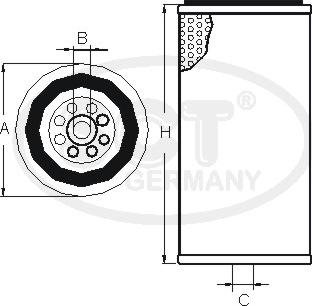 SCT-MANNOL SH 4750 - Масляний фільтр autozip.com.ua