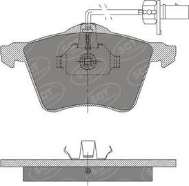 SCT-MANNOL SP 402 PR - Гальмівні колодки, дискові гальма autozip.com.ua