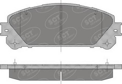 DJ Parts BP1649 - Гальмівні колодки, дискові гальма autozip.com.ua