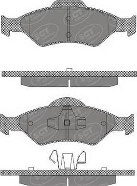 SCT-MANNOL SP 603 PR - Гальмівні колодки, дискові гальма autozip.com.ua