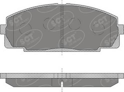 SCT-MANNOL SP 618 PR - Гальмівні колодки, дискові гальма autozip.com.ua