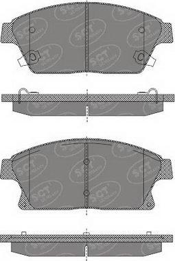 Automega OP13412810 - Гальмівні колодки, дискові гальма autozip.com.ua