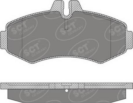 SCT-MANNOL SP 624 PR - Гальмівні колодки, дискові гальма autozip.com.ua